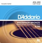 D'Addario EJ16 Acoustic Guitar Strings 12-53 Light