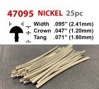 25 Piece Set - Jescar Nickel Silver Fretwire #47095 - Oversize Medium Gauge