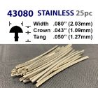 25 Piece Set - Jescar Stainless Steel Fretwire #43080 - Narrow Medium Gauge