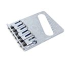 Gotoh GTC-ART-02C Engraved Tele Style Bridge - Chrome