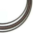 Bold 3-Piece Herringbone Acoustic Guitar Rosette