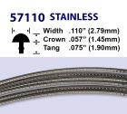 Jescar Stainless Steel Fretwire #57110 - Large Jumbo Gauge - 1.8 metres