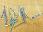 Purfling/Rosette Strips - Set of 16 - Paua Abalone 1.6mm Curved