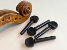 Ebony Violin Friction Pegs - Set of 4