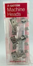 Gotoh Left-Handed SD91-05MN-HAPM-6R Locking Height-Adjustable Tuners 6-in-Line Nickel