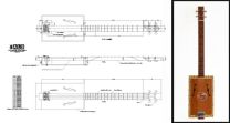 4-String Acoustic Cigar Box Guitar Plan