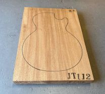 African Mahogany Electric Guitar Body Blank #JT112 - 1-Piece - 1st Grade