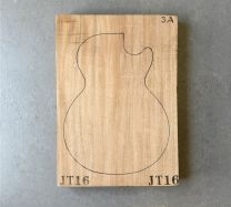 African Mahogany Electric Guitar Body Blank #JT16 - 1-Piece - 1st Grade