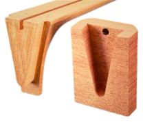 Acoustic Neck Joint Routing Templates - Dovetail - Set of 2