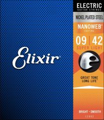 Elixir 12002 Coated Electric Guitar Strings 9-42 Super Light