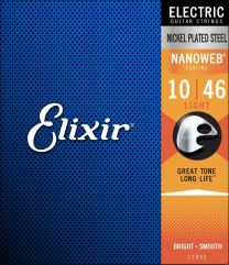Elixir 12052 Coated Electric Guitar Strings 10-46 Light
