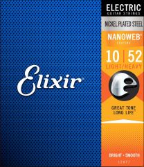 Elixir 12077 Coated Electric Guitar Strings 10-52 Light-Heavy
