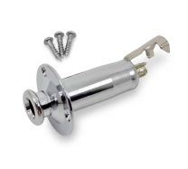 Stereo Endpin Jack with 3 Screws - Chrome