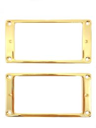 Flat Metal Mounting Rings - Set of 2 - Gold