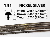 Nickel Silver Fretwire #141 - Wide Medium Gauge - 1.8 metres