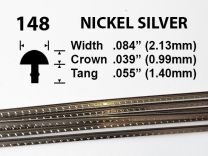 Nickel Silver Fretwire #148 - Standard Medium Gauge - 1.8 metres