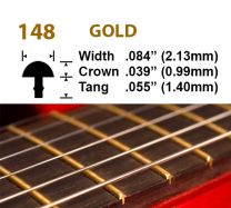 #148 Gold Fretwire - Standard Medium Gauge - 1.8 metres
