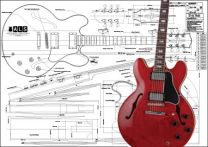 Gibson ES-355 Hollowbody Electric Guitar Plan