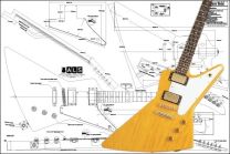 Gibson Explorer Electric Guitar Plan