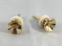 Endpins - Set of 2 with Felt Washers & Screws - Gold