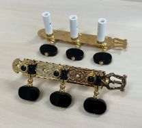 Gotoh 35G1600-EN Classical Guitar Tuners with Ebony Buttons 