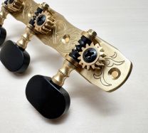 Gotoh 35P1800-EN Slotted-Head Acoustic Guitar Tuners with Ebony Buttons