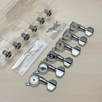 Gotoh SG381-07C-HAPM Locking Height-Adjustable Tuners 6-in-Line Chrome