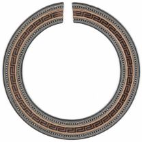 Classical Guitar Rosette #14 - Greek Key Style