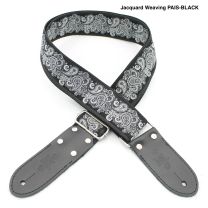 DSL Jacquard Weaving Guitar Strap - 'PAIS-BLACK Pattern 