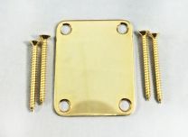 Gotoh NBS-3G Neck Plate with Screws - Gold