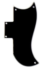 Allparts PG-9801-033 SG Style Pickguard - Black (B/W/B)