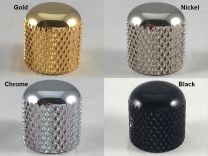 Tele Style Dome Knobs for Solid Shaft Pots