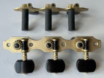 Rubner 9110-EH Deluxe Classical Guitar Tuners with Ebony Buttons