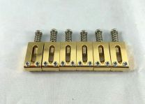 Gotoh S11G Solid Brass Replacement Saddles - Set of 6 - Gold