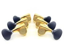 Gotoh SGV-510Z-BL5G Tuners 3+3 Gold with Black Buttons