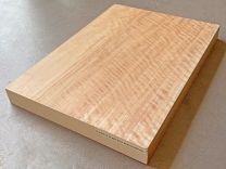 Queensland Maple Silkwood Electric Guitar Body Blank #217 - 1-Piece Higly Figured - 1st