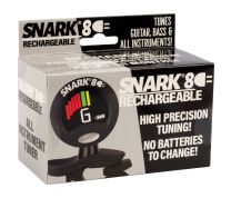 Snark 8 Black Rechargeable Clip On Tuner