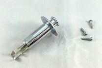 Stereo Endpin Jack with 3 Screws - Chrome