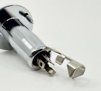 Stereo Endpin Jack with 3 Screws - Chrome