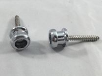 Allparts Endpins for Straplocks - Set of 2 with Screws - Chrome