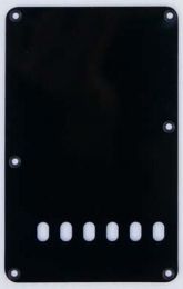 Allparts PG-0556-023 Strat Style Rear Cover - Black 1-Ply