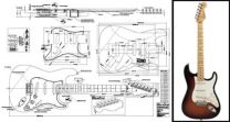 Stratocaster-Style Electric Guitar Plan