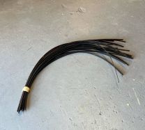 11m of Short Lengths - Dark Tortoise Plastic Guitar Binding  - 1.5mm x 6.0mm