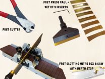 Value Bundle #1 - Fret Slotting Mitre Box & Saw + Fret Press Caul Set + Fret Cutter