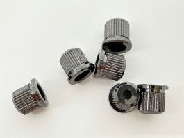 Musiclily Solid Brass Guitar String Ferrules - 5/16 Inch Tele Style Body Bushings In Cosmo Black - Foto 5