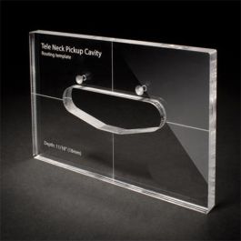 Routing Template for a Tele Neck Pickup Cavity