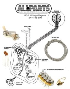 Allparts EP-4146-000 Wiring Kit for SG