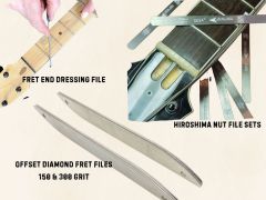 Value Bundle #2 - Diamond Fret Files + Nut Files + Fret End Dressing File
