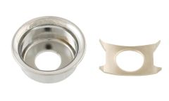 Allparts AP-0275-010 Tele Style Jack Cup - Chrome