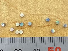 Dot Inlays - Set of 12 - Paua Abalone 2mm